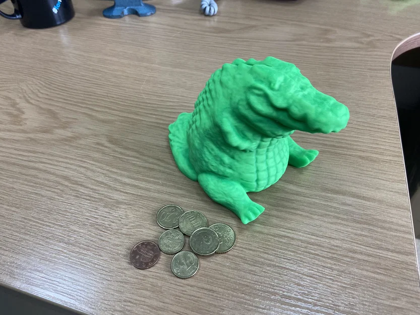 Ống Heo Chubby Cá Sấu (Chubby Crocodile Coin Bank / Piggybank) - Image 10