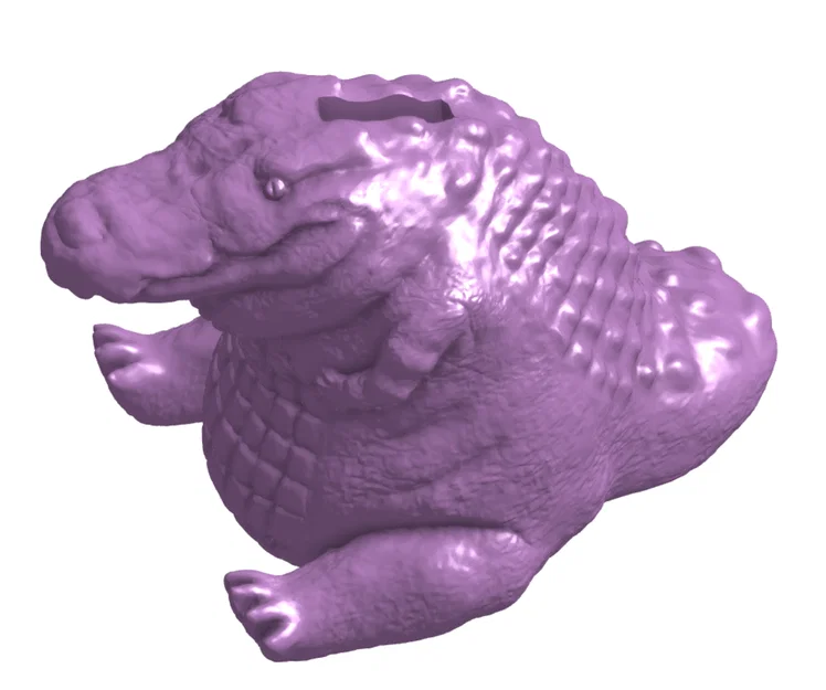 Ống Heo Chubby Cá Sấu (Chubby Crocodile Coin Bank / Piggybank) - Image 11