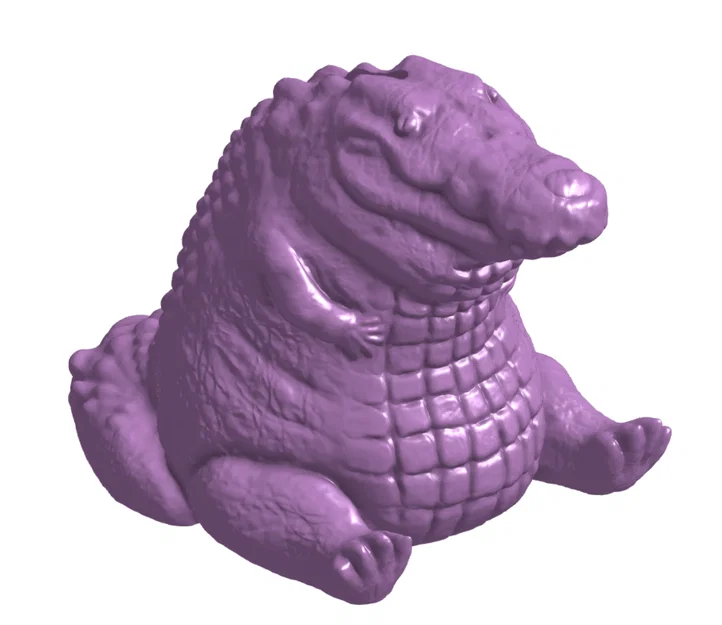 Ống Heo Chubby Cá Sấu (Chubby Crocodile Coin Bank / Piggybank) - Image 12