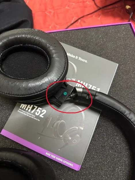 Chốt xoay thay thế cho tai nghe Cooler Master MH751/MH752 - Image 1