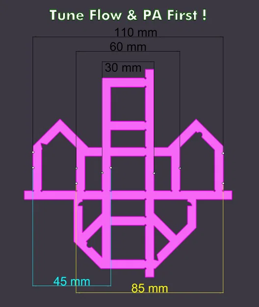 Calibration Bro (CaliFlower/Calilantern alt) – shape + Calculator – Klipper/Marlin - Image 3