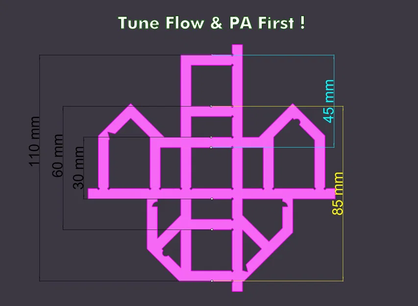 Calibration Bro (CaliFlower/Calilantern alt) – shape + Calculator – Klipper/Marlin - Image 4