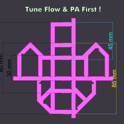 Calibration Bro (CaliFlower/Calilantern alt) – shape + Calculator – Klipper/Marlin
