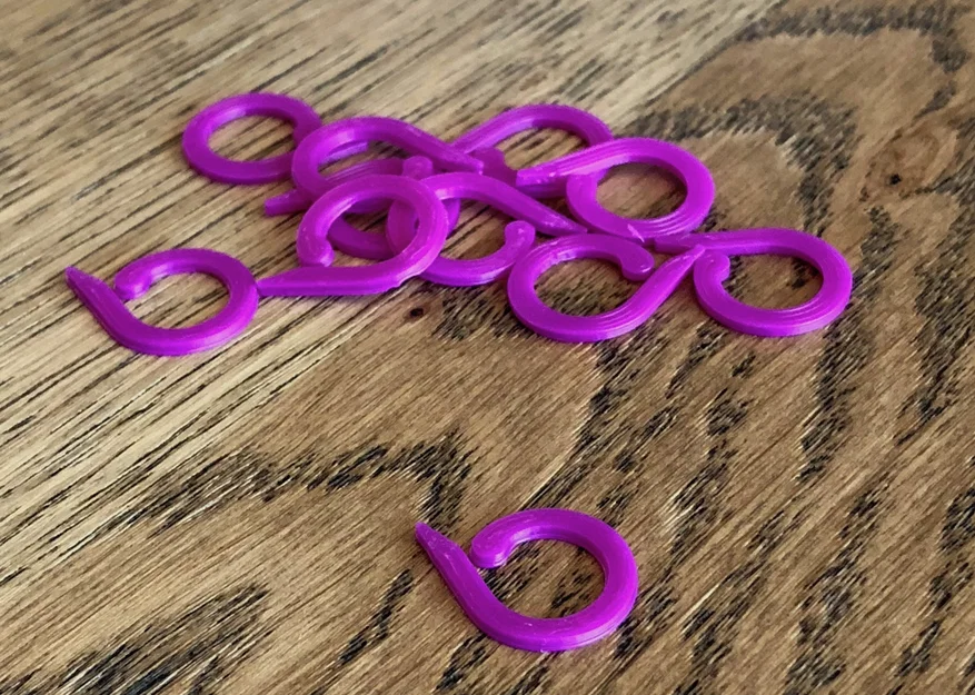 Kẹp đánh dấu mũi đan 3D (Open Stitch Marker) tiện lợi cho đan móc - Image 1