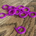 Kẹp đánh dấu mũi đan 3D (Open Stitch Marker) tiện lợi cho đan móc - Thumbnail 1