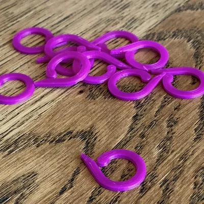 Kẹp đánh dấu mũi đan 3D (Open Stitch Marker) tiện lợi cho đan móc