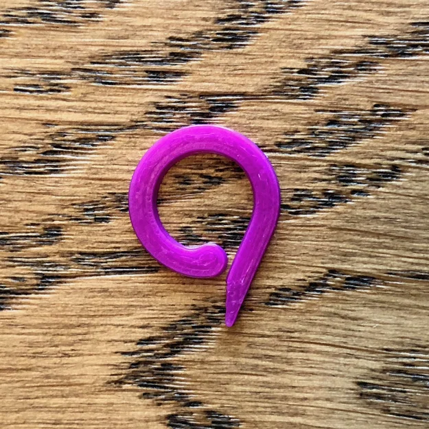 Kẹp đánh dấu mũi đan 3D (Open Stitch Marker) tiện lợi cho đan móc - Image 3
