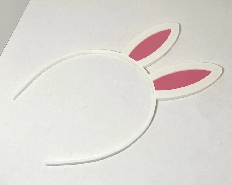 Bờm tai thỏ 3D dễ thương cho bé yêu (Easter Bunny Ears Headband) - Image 2