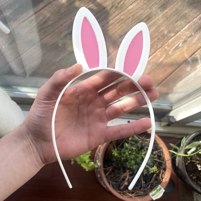 Bờm tai thỏ 3D dễ thương cho bé yêu (Easter Bunny Ears Headband)