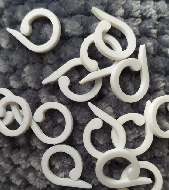 Vòng đánh dấu mũi đan Open Stitch Marker (2mm) bền bỉ cho thợ đan - Image 1