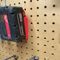 Giá treo Pegboard cho pin Milwaukee M18 (Milwaukee M18 Battery Peg Board Mount) - Thumbnail 1
