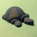 Mô hình chú rùa nhỏ 3D dễ thương - File STL in 3D đơn giản - Thumbnail 2
