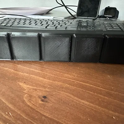 Khay chứa đồ Gridfinity 1x5x3 không lỗ nam châm tiện lợi