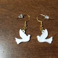 Bông tai chim bồ câu Easter Dove - Mẫu trang sức in 3D xinh xắn - Thumbnail 1