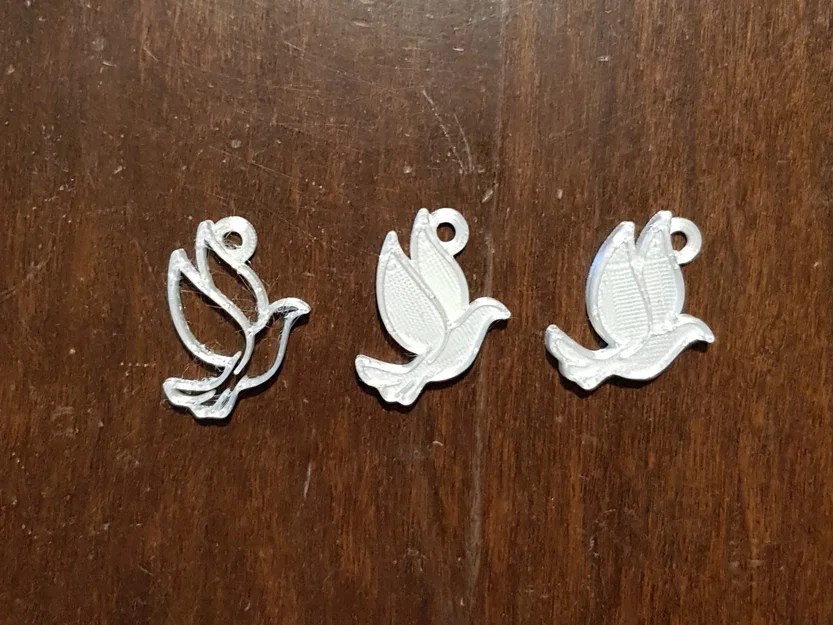 Móc khóa chim bồ câu 3D - Quà tặng ý nghĩa dịp lễ Phục sinh - Image 2