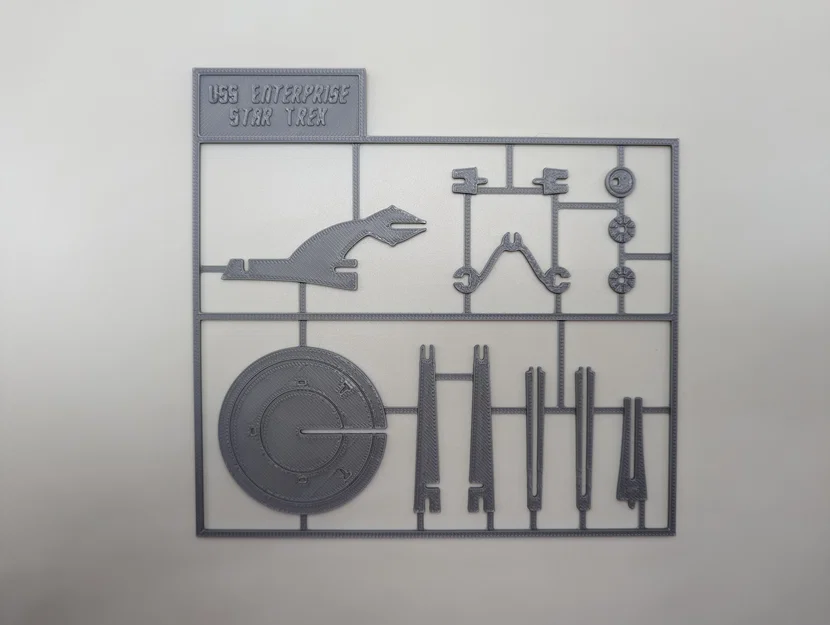 USS Enterprise Kit Card - Star Trek - Image 2