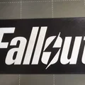 Mô hình logo Fallout 3D trang trí góc chơi game ấn tượng - Thumbnail 1