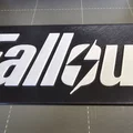 Mô hình logo Fallout 3D trang trí góc chơi game ấn tượng - Thumbnail 2