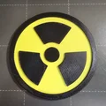 Mô hình biểu tượng phóng xạ Radioactive Fallout in 3D đẹp mắt - Thumbnail 1