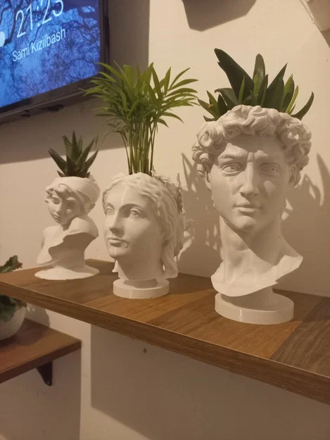 Chậu trồng cây 3D hình tượng thiên thần nghệ thuật - Decor độc đáo - Image 3