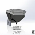 Chậu Treo Tường Hình Học Tự Tưới (Geometric Wall planter) - Thumbnail 6