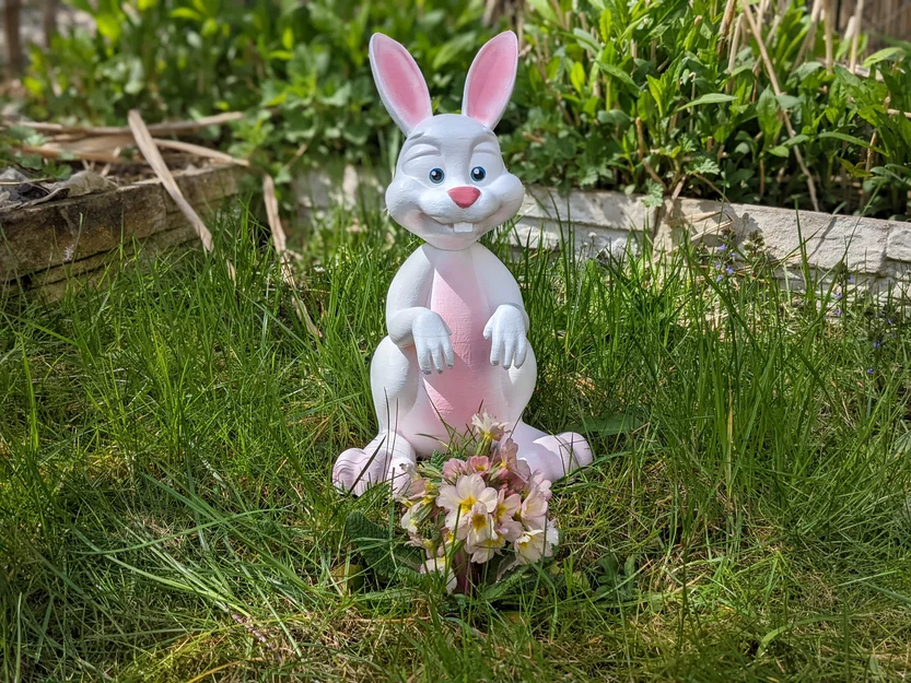 Thỏ Easter hoạt hình dễ thương cho khu vườn - Image 3