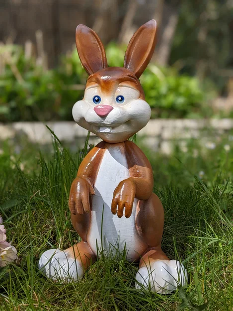 Thỏ Easter hoạt hình dễ thương cho khu vườn - Image 4