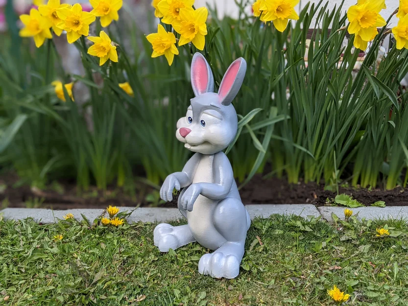 Thỏ Easter hoạt hình dễ thương cho khu vườn - Image 7