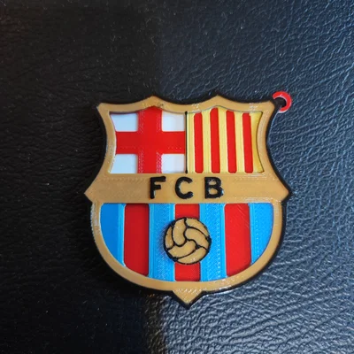 Móc khóa huy hiệu F.C. Barcelona