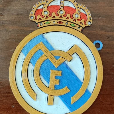 Móc khóa huy hiệu Real Madrid