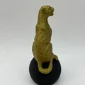 Mô hình điêu khắc báo Cheetah ngồi trên quả cầu trang trí 3D - Thumbnail 2