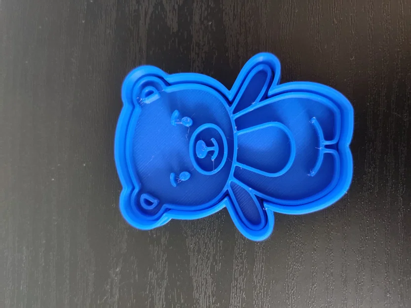 Khuôn cắt bánh quy hình chú gấu (Cookie cutter - Bear) in 3D dễ thương - Image 2