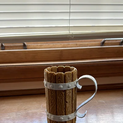 Ly Bia Trung Cổ (Medieval Beer Mug)