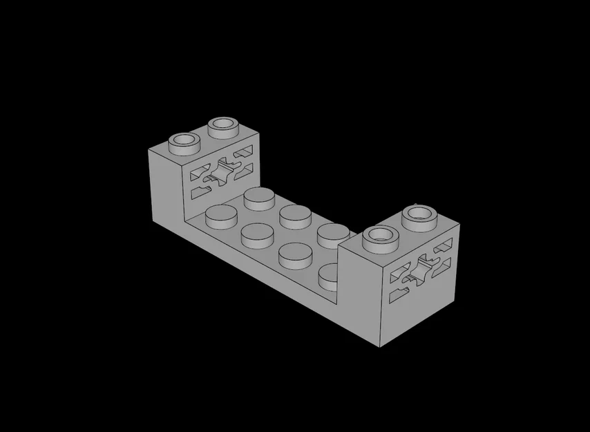 Mảnh ghép Plate 2x6 tương thích LEGO với lỗ trục quay tùy chỉnh - Image 1