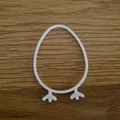 Bộ sưu tập trang trí trứng Phục Sinh 3D (Easter Egg Ornaments) xinh xắn - Thumbnail 9