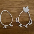Bộ sưu tập trang trí trứng Phục Sinh 3D (Easter Egg Ornaments) xinh xắn - Thumbnail 11