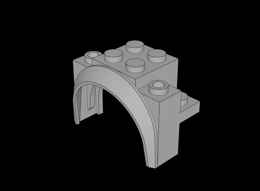 Chắn bùn xe 4x2.5x2.333 tương thích Lego - Phụ kiện in 3D chất lượng - Image 1
