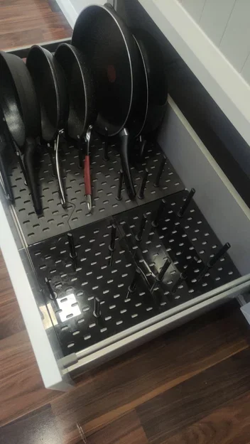 3244 - Bộ organizer tủ bếp IKEA UPPDATERA (tấm ghép 296x476) - Image 2