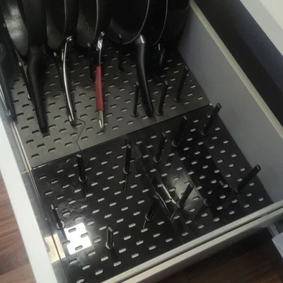 3244 - Bộ organizer tủ bếp IKEA UPPDATERA (tấm ghép 296x476)