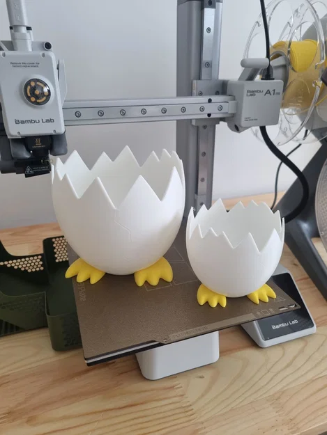 Egg Bowl - Tô Đựng Bánh Kẹo Hình Vỏ Trứng Đáng Yêu In 3D - Image 1