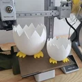 Egg Bowl - Tô Đựng Bánh Kẹo Hình Vỏ Trứng Đáng Yêu In 3D - Thumbnail 1