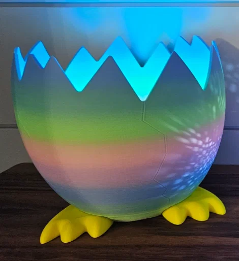Egg Bowl - Tô Đựng Bánh Kẹo Hình Vỏ Trứng Đáng Yêu In 3D - Image 4