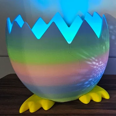 Egg Bowl - Tô Đựng Bánh Kẹo Hình Vỏ Trứng Đáng Yêu In 3D
