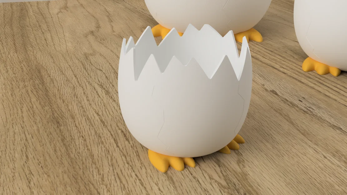 Egg Bowl - Tô Đựng Bánh Kẹo Hình Vỏ Trứng Đáng Yêu In 3D - Image 5