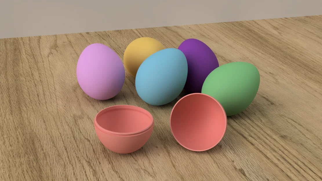 Mô hình Trứng Phục Sinh (Easter Surprise Eggs) in 3D độc đáo - Image 4