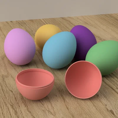 Mô hình Trứng Phục Sinh (Easter Surprise Eggs) in 3D độc đáo