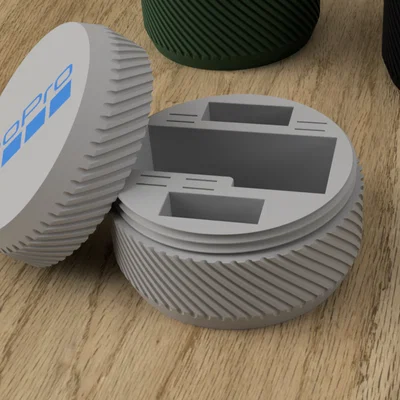 Hộp đựng GoPro đa năng: Lưu trữ pin và thẻ nhớ gọn gàng