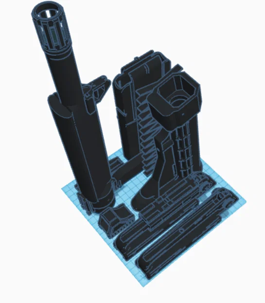 Bộ Phụ Kiện In 3D Mô Hình Nerf M16 Siêu Ngầu - Image 1