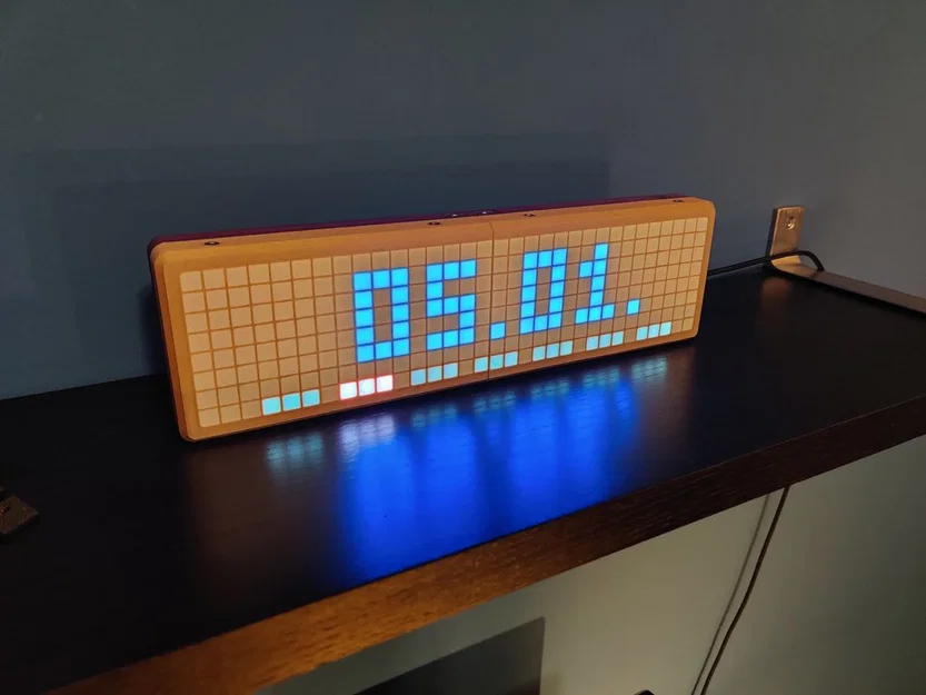 AWTRIX 2 - 4x WS2812 8x8 LED Panel Fully Printable (Vỏ in 3D) - Image 1