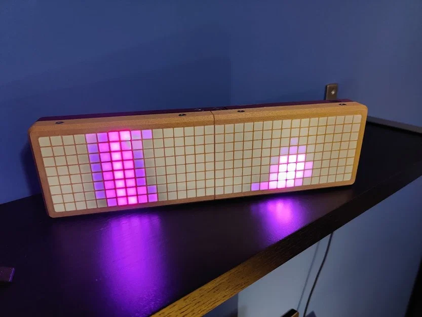 AWTRIX 2 - 4x WS2812 8x8 LED Panel Fully Printable (Vỏ in 3D) - Image 2